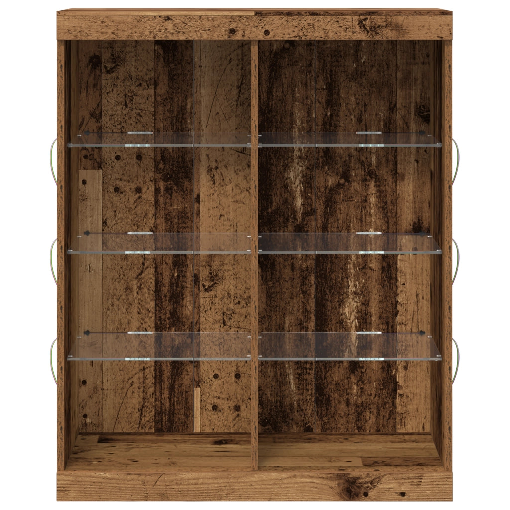 Mobile con LED Legno Vecchio 41x37x100 cm