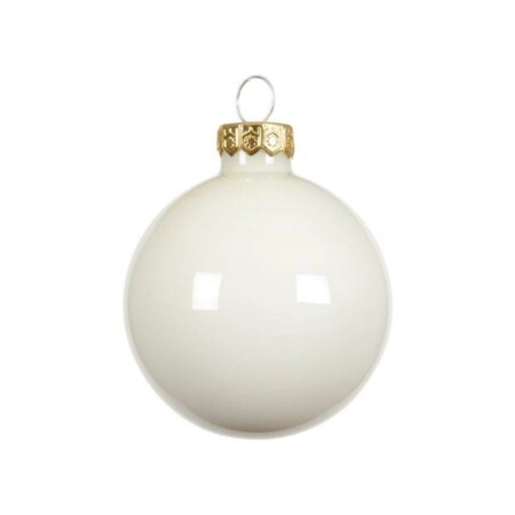 PALLA VETRO LUCIDO BIANCO LANA