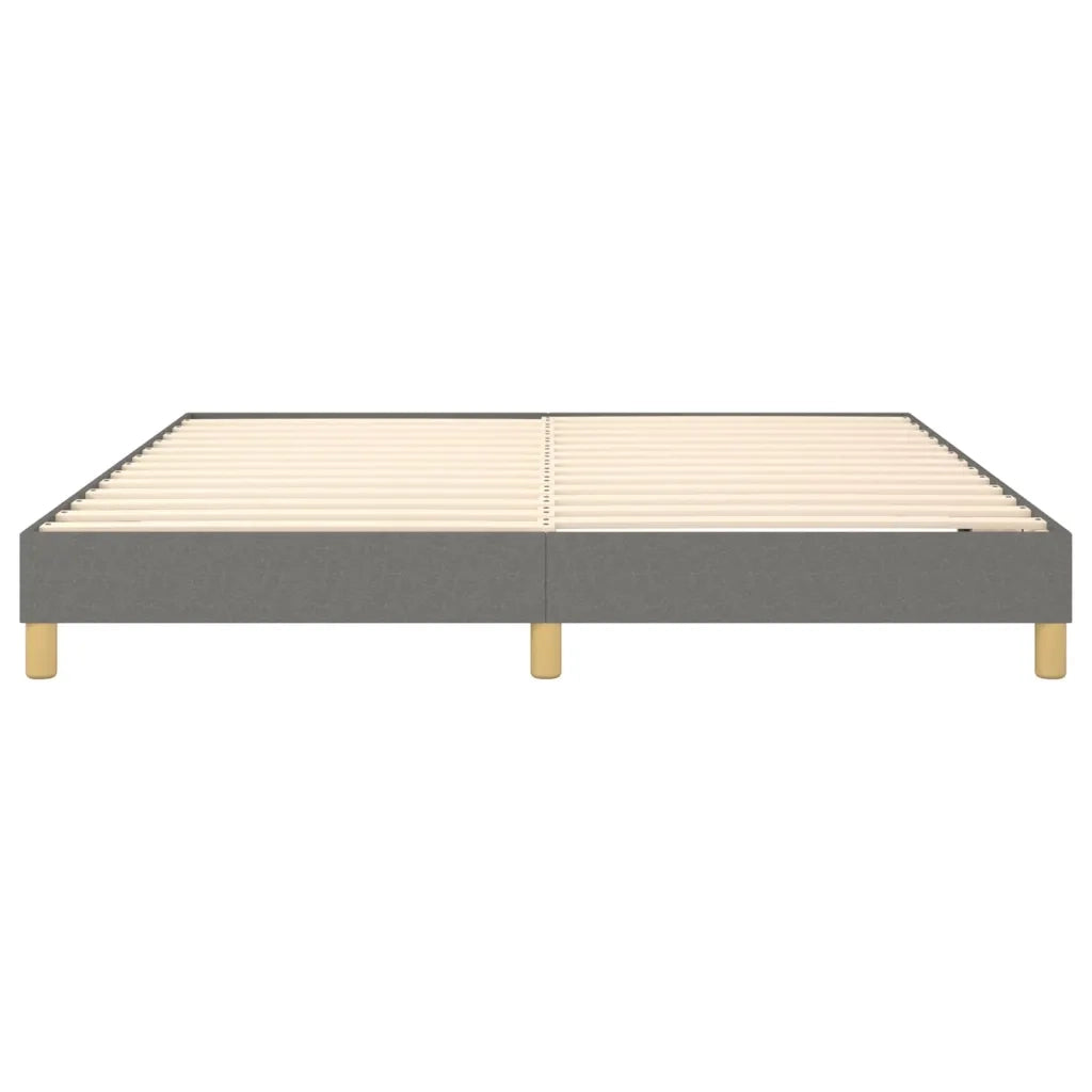 Giroletto senza Materasso Grigio Scuro 160x200 cm Tessuto