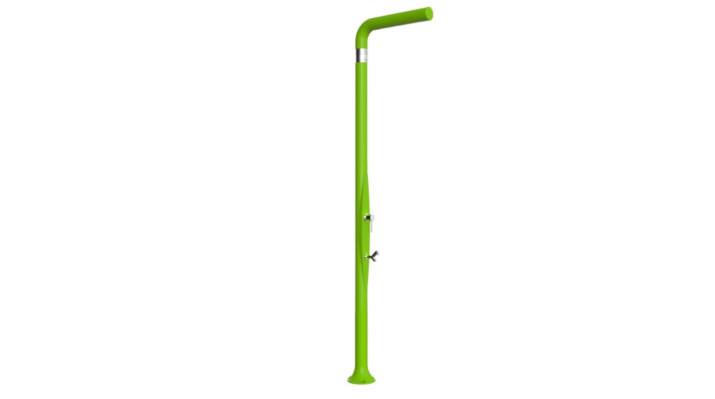 Doccia Tradizionale In Polietilene Funny Yang Con Miscelatore E Lavapiedi Colore Verde Chiaro Cv-T225/6018