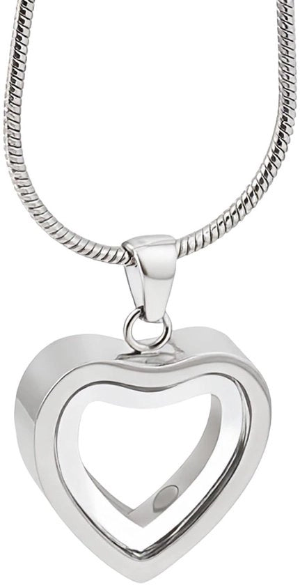 Hanger per catena per asso di cuore in acciaio inossidabile per gioielli funebri