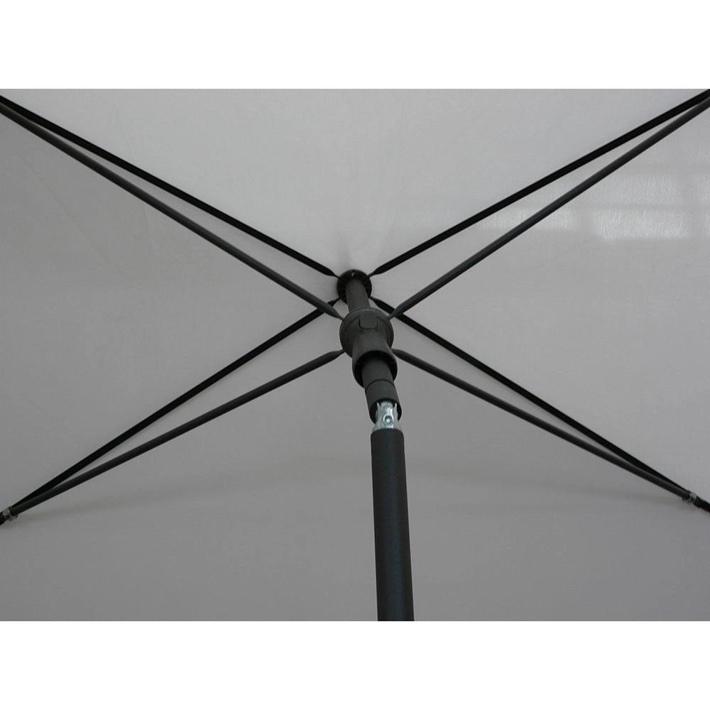 Ombrellone da Giardino 210x130 cm Palo Ø27 mm in Acciaio Maffei Novara Grigio