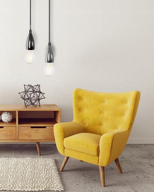 Lampada Da Soffitto Pensile Montatura Chrome APP358-1CP