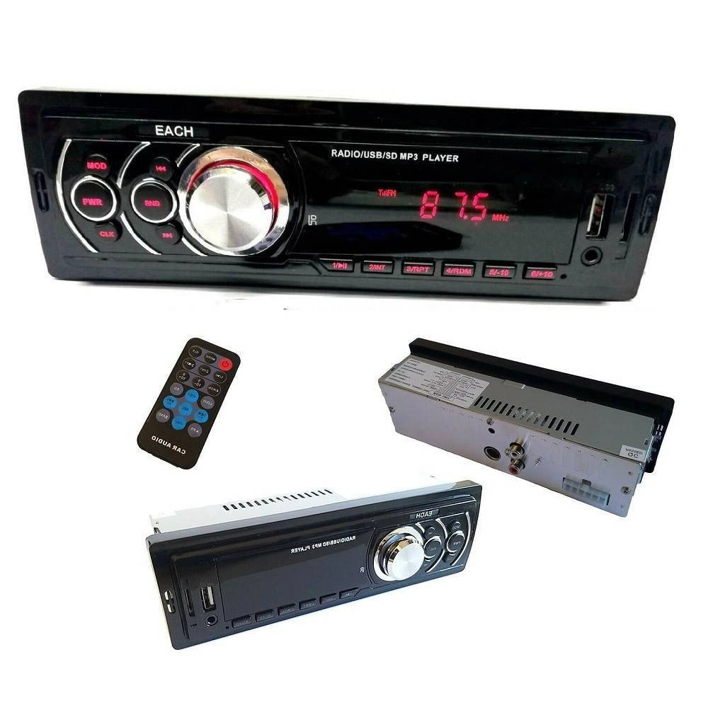 Trade Shop - Stereo Auto Autoradio 250w Aux Mp3 Usb Sd Radio Fm Slot Microsd Each-625 -