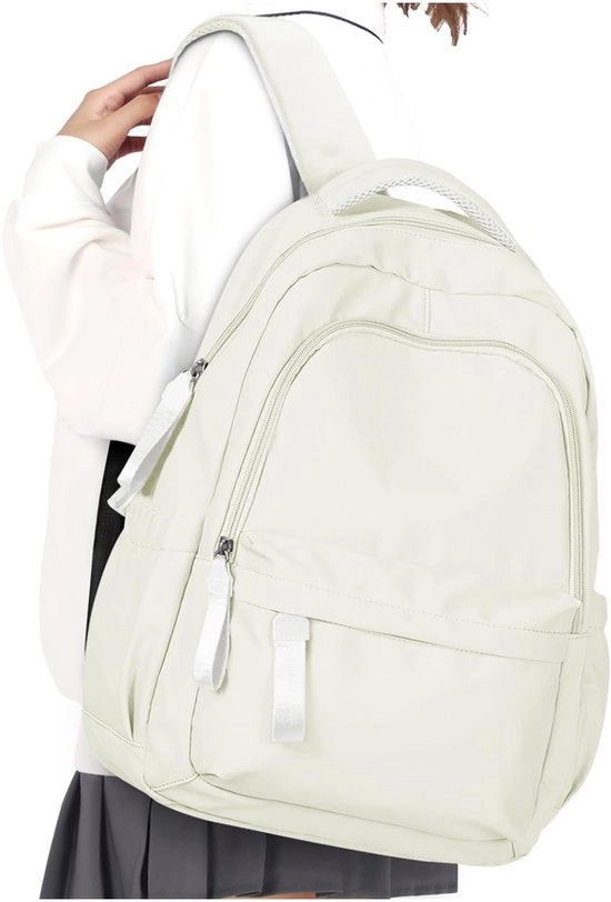 Borsa da Scuola Leggera - Impermeabile - Cinturino Regolabile - Stile Casual - Adatta per Laptop da 14 Pollici