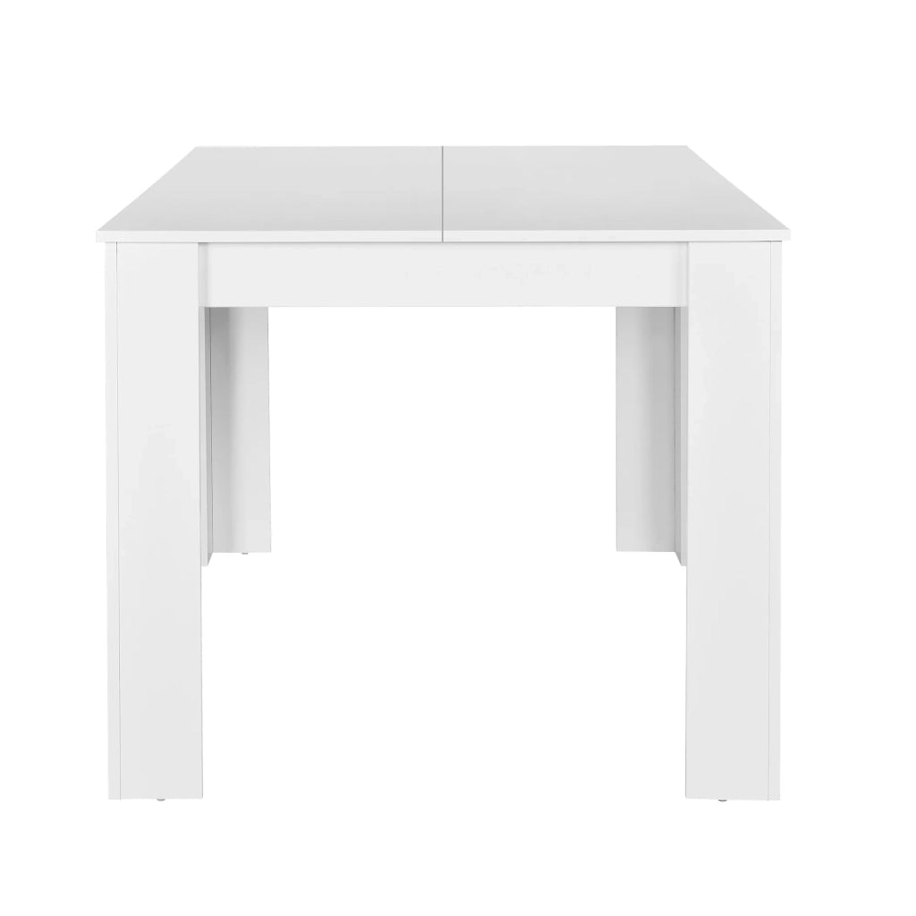 Tavolo da pranzo/scrivania bianco robusto 140 x 90 cm 03_0004253
