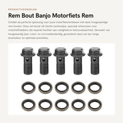 Accessori per freni di motocicletta - Freni in acciaio di alta qualità - Duratura prolungata - Set di 5 pezzi - Freni accessori - Materiale resistente