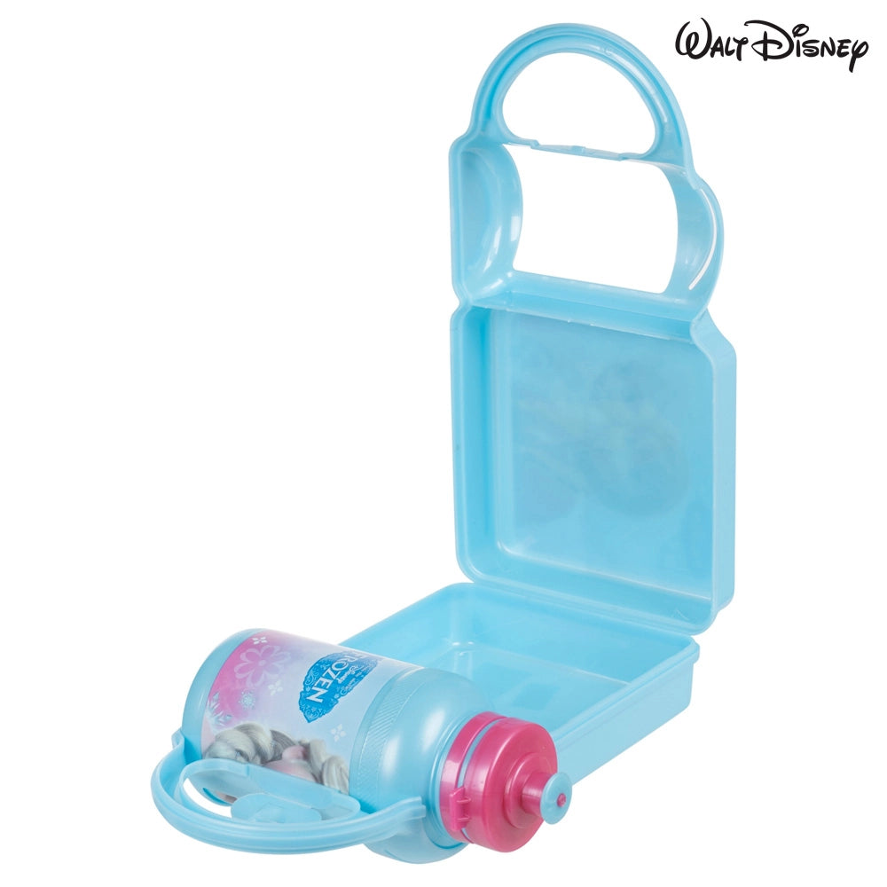 Portavivande Porta Pranzo Cibo 150GR Disney Frozen + Borraccia 400ML Elsa Anna