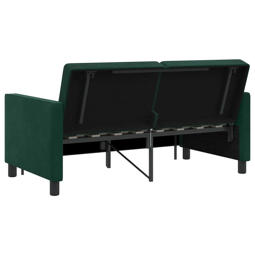 Divano letto Verde Scuro Tessuto 42033354