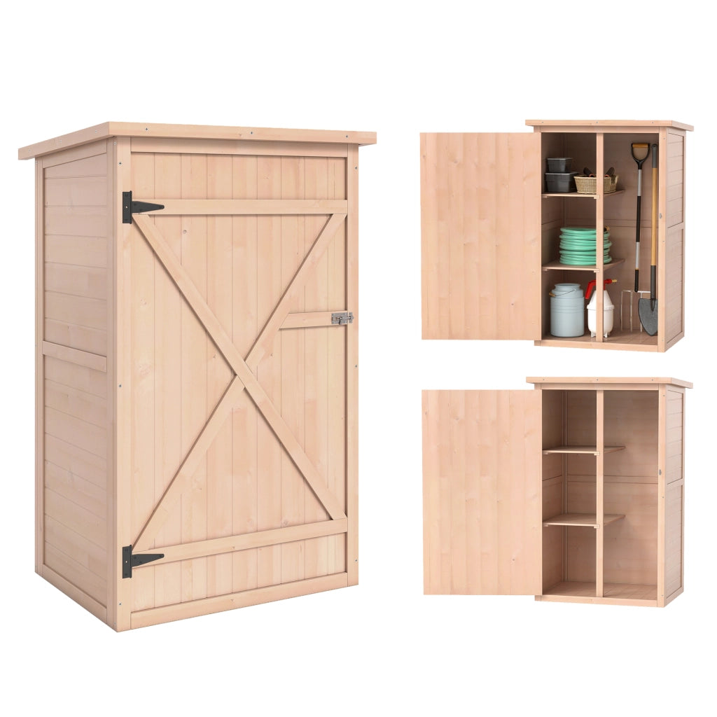 Casetta da Giardino in Legno ¨C zephmum ¨C Abete 75x56x115 cm