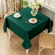 Tappeto da tavolo lavabile, 120x120cm, tappeti da tavolo in poliestere, impermeabile all'acqua con effetto loto, resistente alle macchie permanenti per uso domestico, matrimoni, feste