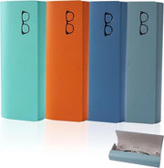 Set di Custodie per Occhiali Portatile e Anti-Macchia - 4 pezzi - 4 Colori - Pelle