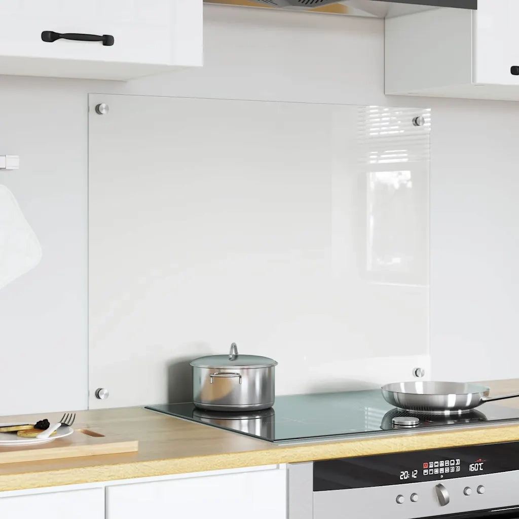 Schienale da cucina Trasparente 80 x 60 cm vetro temperato CFW2134671