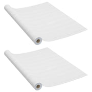 Pellicole Autoadesive per Mobili 2 pz Legno Bianco 500x90cm PVC CFW8125563