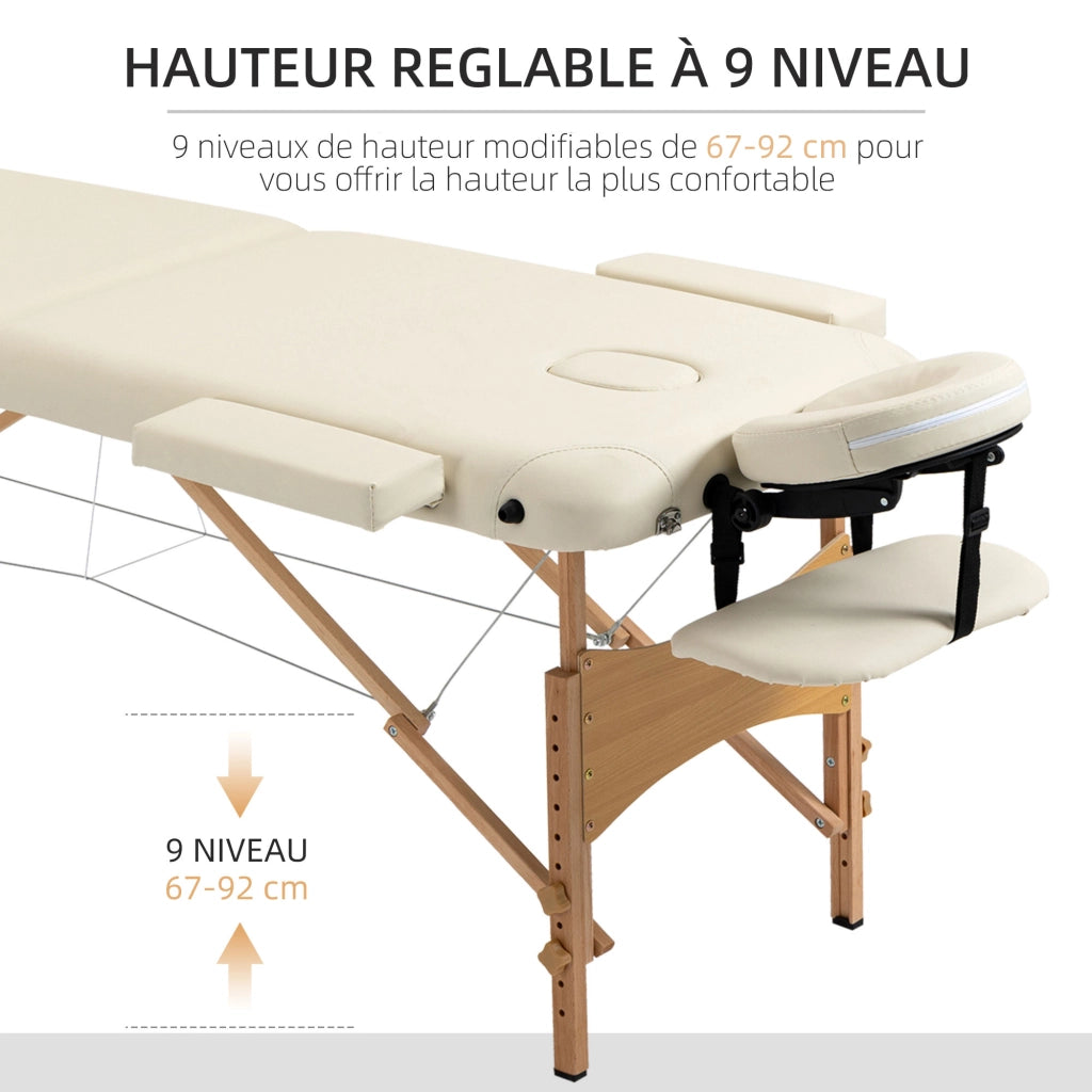 Letto Pieghevole in Legno con Testiera ¨C zephmum ¨C Legno Massiccio 2 Zone