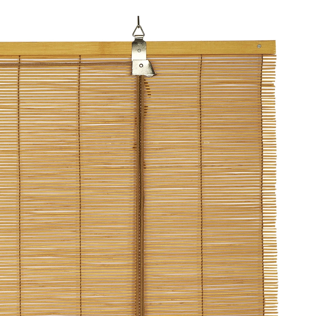 Tenda a rullo oscurante in bamboo naturale Marronechiaro 90x175 cm