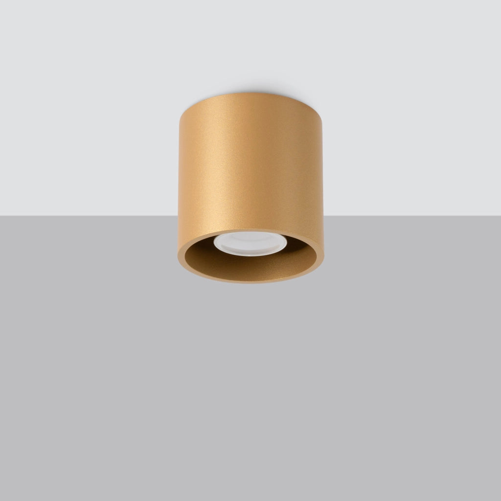Spot soffitto tondo oro Ø10 10W GU10 RONDEO Pure Lume