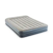 Intex 64118ND - Materasso Gonfiabile Matrimoniale Pillow Rest Mid-Rise Autogonfiante, 152x203x30 cm