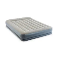Intex 64118ND - Materasso Gonfiabile Matrimoniale Pillow Rest Mid-Rise Autogonfiante, 152x203x30 cm