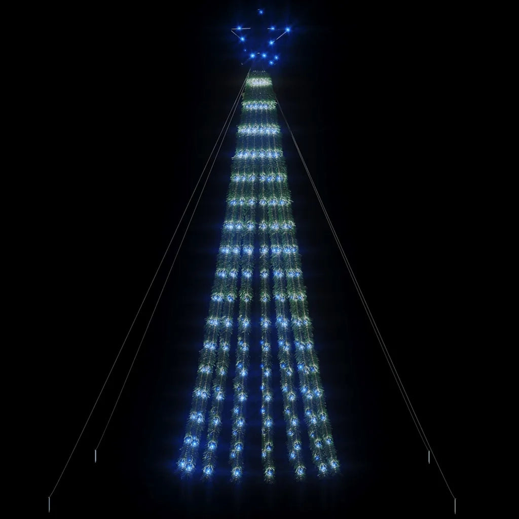 Albero di Natale a LED-Luci decorative natalizie 275 LED Blu 180 cm