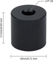 Viti a testa 1/4"-20 per stativo viti a vaso viti di connessione con attrito articolare braccia magiche - Pacchetto da 2 - Metallo