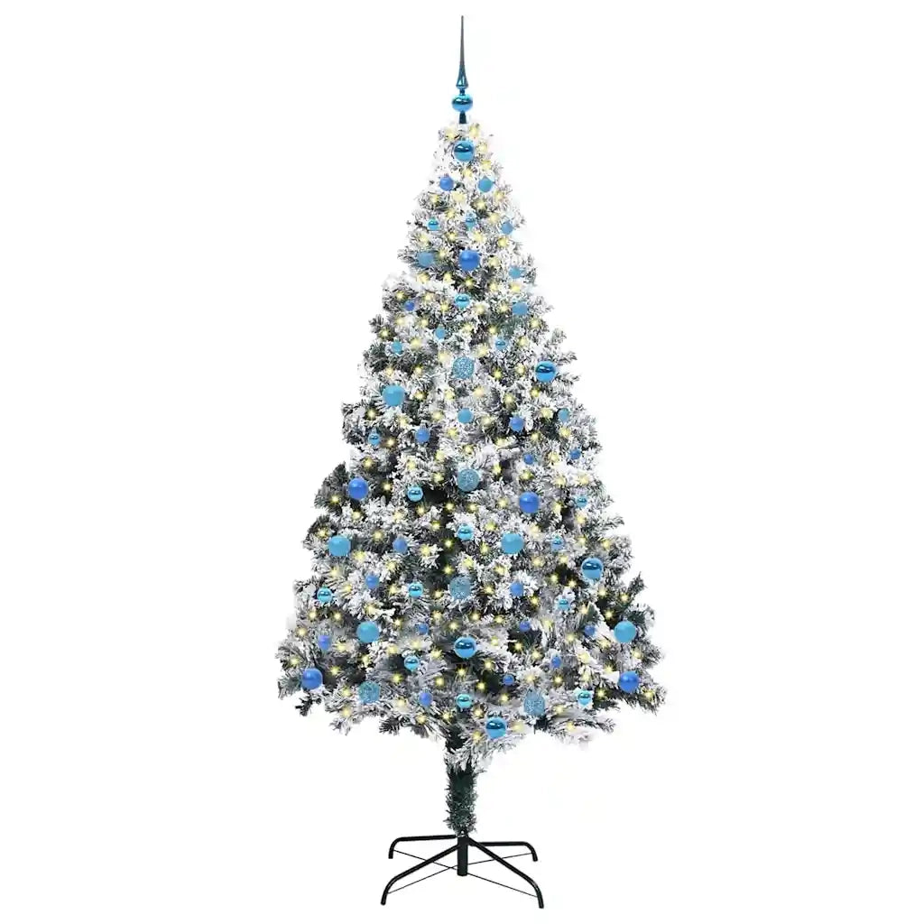 Albero di Natale artificiale con 300 LED Bianco 210 cm 3396978