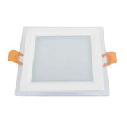 Trade Shop - Pannello Led Incasso Luce 3000k-6500k 9w Quadrato Am-cs-9 Con Bordo Traparente 00670 -