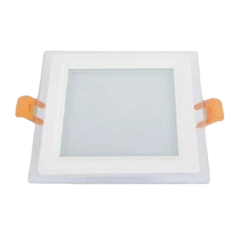 Trade Shop - Pannello Led Incasso Luce 3000k-6500k 9w Quadrato Am-cs-9 Con Bordo Traparente 00670 -