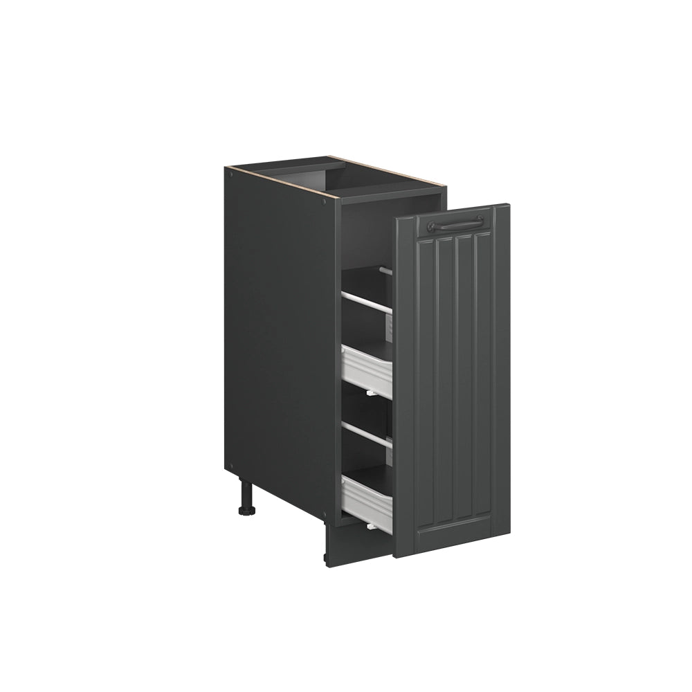 Vicco Armadio cucina dispensa alto Grigio scuro 30 cm , PL Antracite