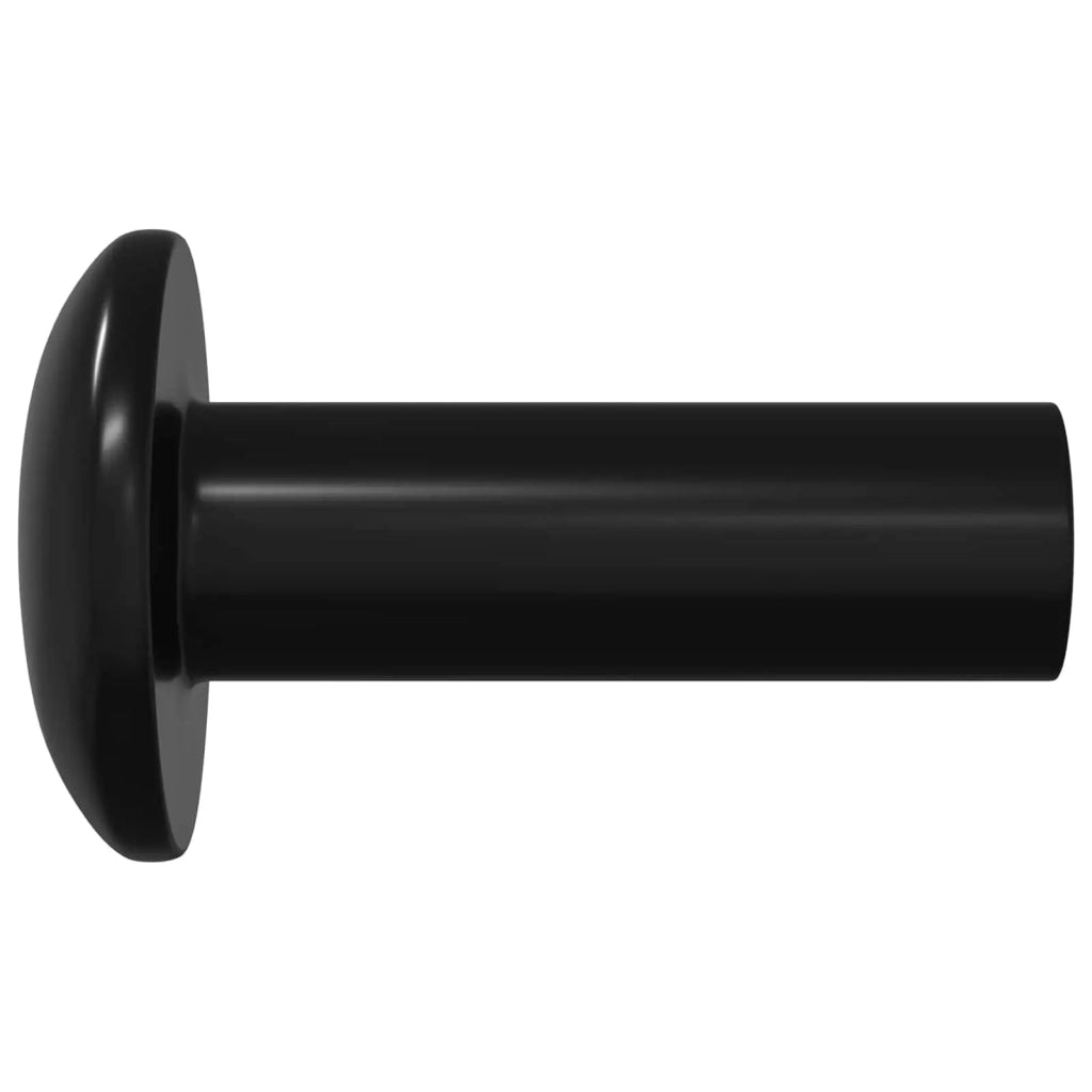 Dadi a Manica 2 pz Nero M4 x 14,5 mm Metallo CFW2369757