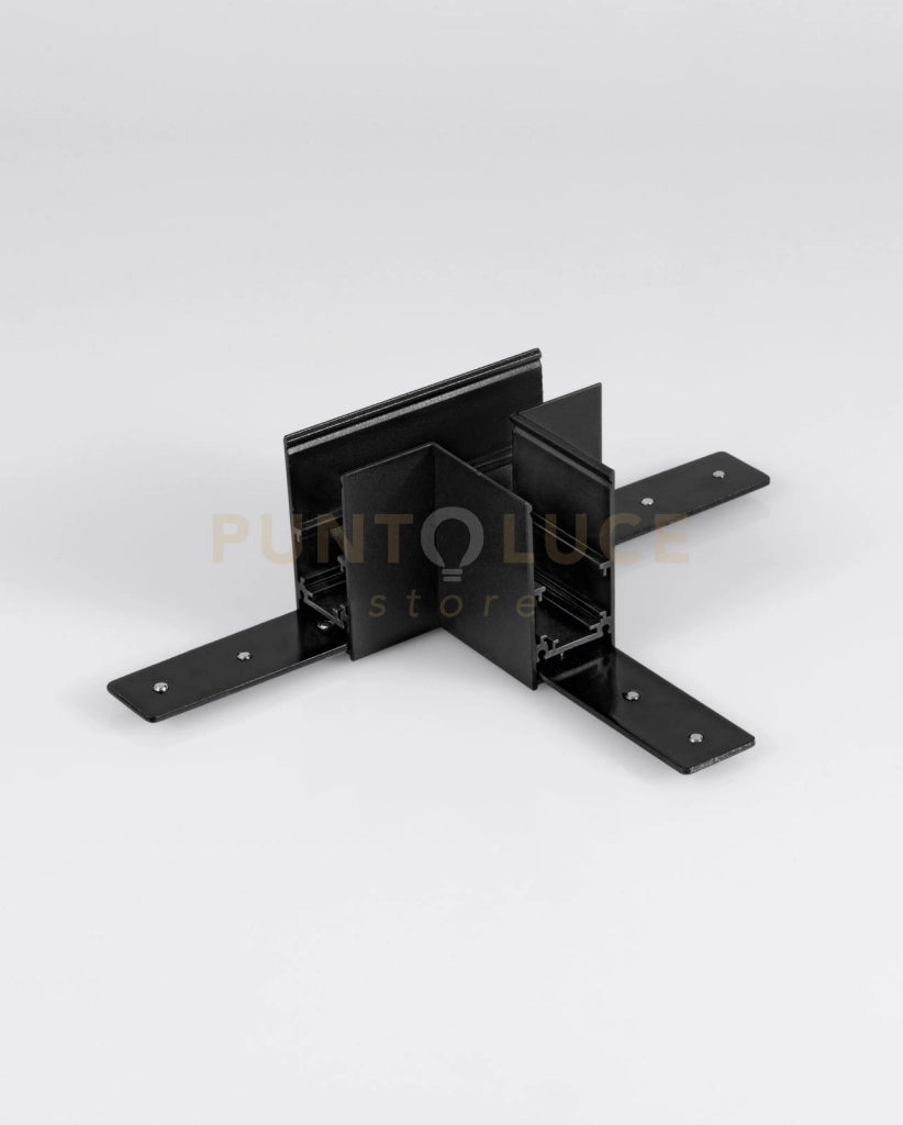 GIUNTO A "T" MECCANICO PER BINARIO 48V H5,4cm NERO