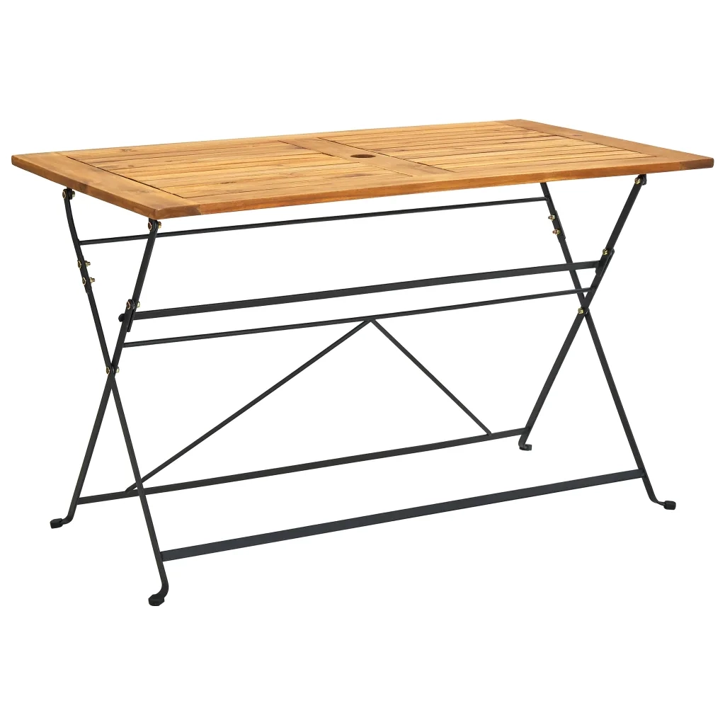 Set da Pranzo da Giardino 5 pz in Legno Massello di Acacia cod mxl 51440