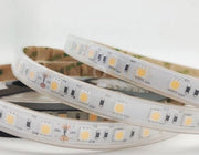 STRIP LED 5050 DC24V IN KAPTON E SILICONE 60 LED PER MT 14,4W PER MT 1314LM PER MT 6000K IP67 1,5X500X0,5CM