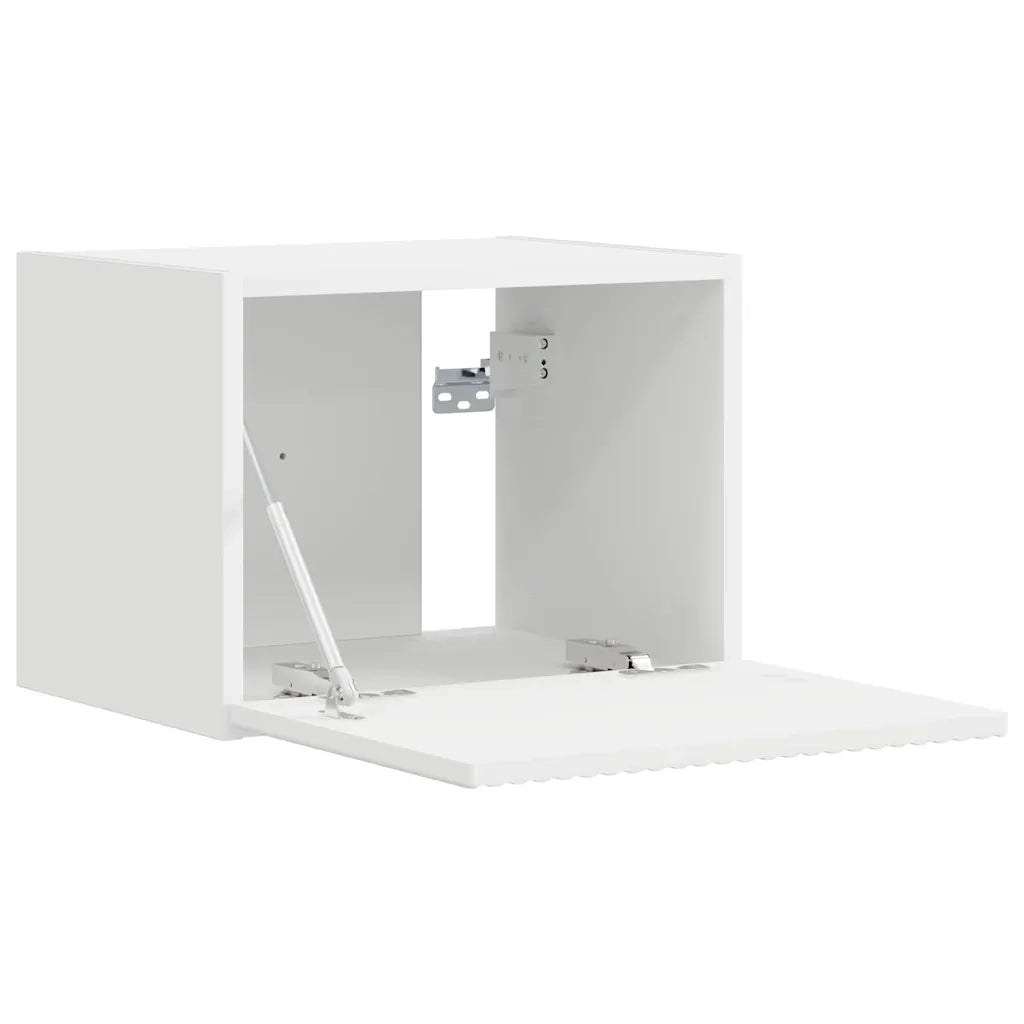 Mobile TV da parete Bianco 39 x 31 x 29,5 cm Legno multistrato