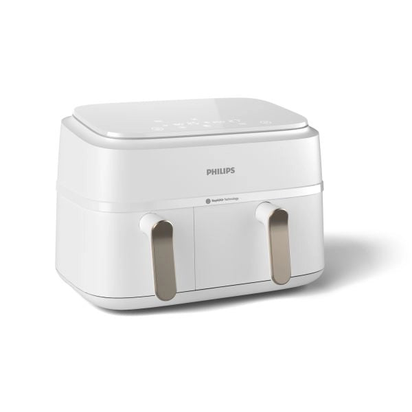 Friggitrice ad aria dual basket 9l 1.5kg con doppio cestello white - NA353/10