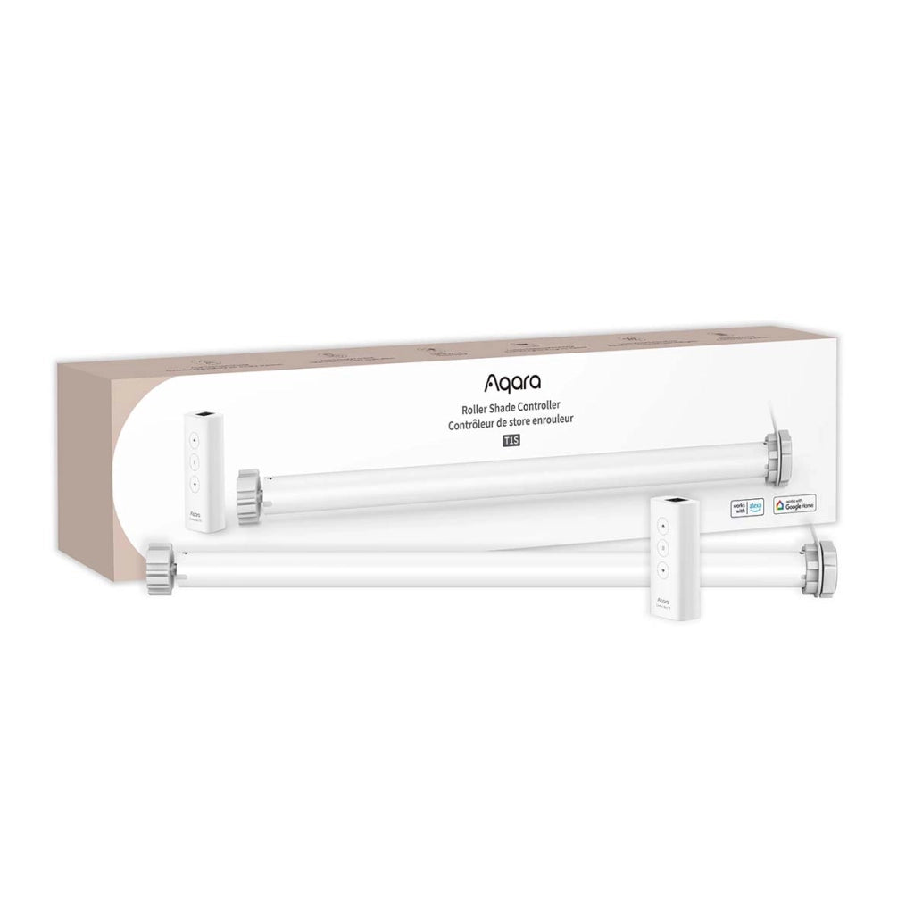 Controllore per Tende Rullanti T1S Zigbee 3.0 27dB Motore Tubolare 20W Bianco Aqara