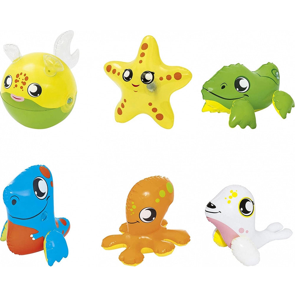 Trade Shop - Gioco Galleggiante Piscina Mare Bagnetto Gonfiabile Animali Assortiti Bagno 34030 -