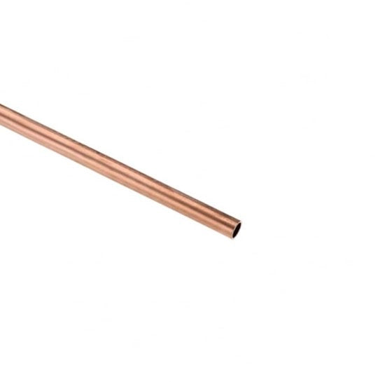Tubo in Rame - Buis Rettangolare senza Saldatura - 25mm di Diametro - 2mm di Spessore - 100mm di Lunghezza - Rame di Alta Qualità - Rosso - Adatto per Progetti di Fai da Te - Tubo in Rame