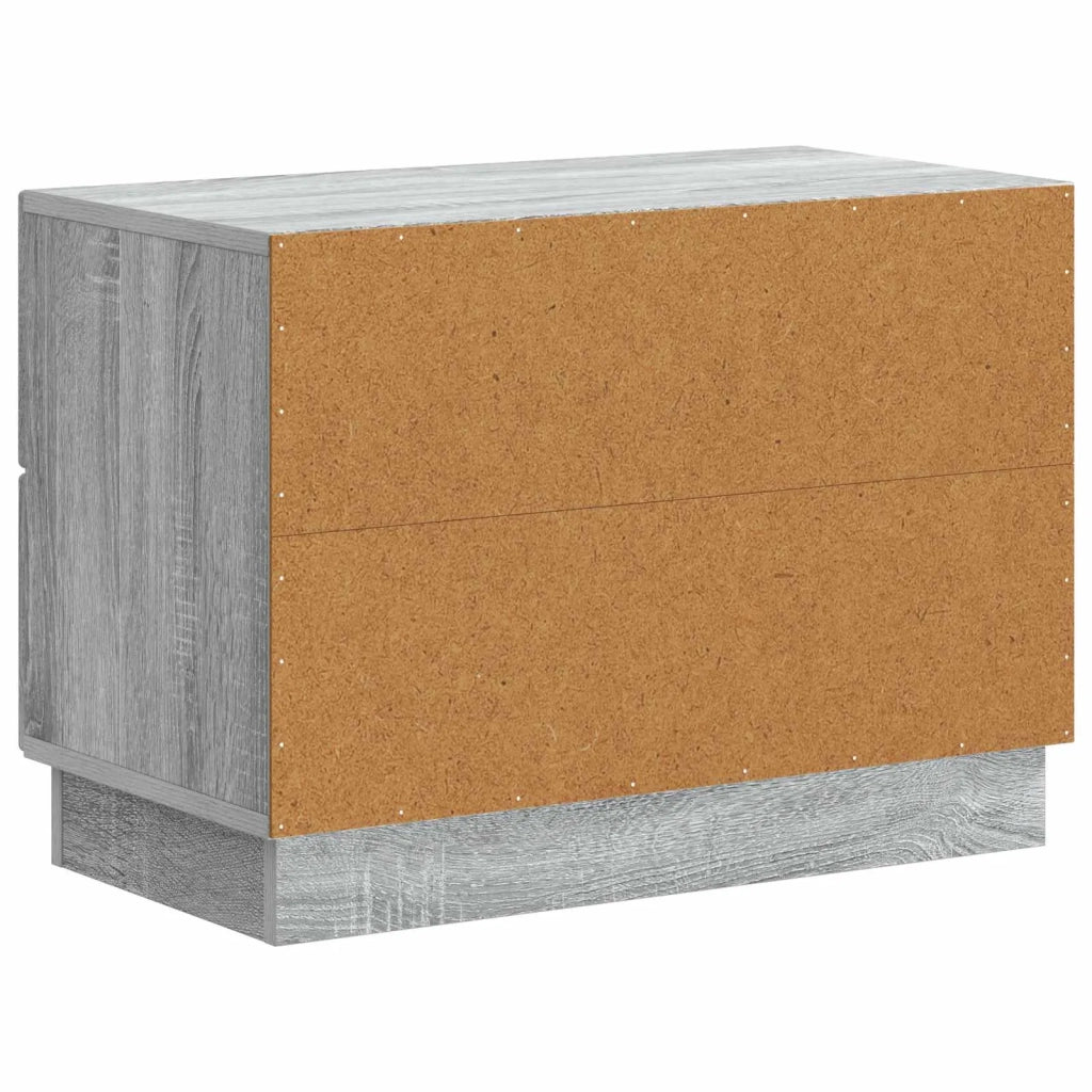 Armadio da Notte Grigio Sonoma 62 x 34,5 x 44,5 cm 895241