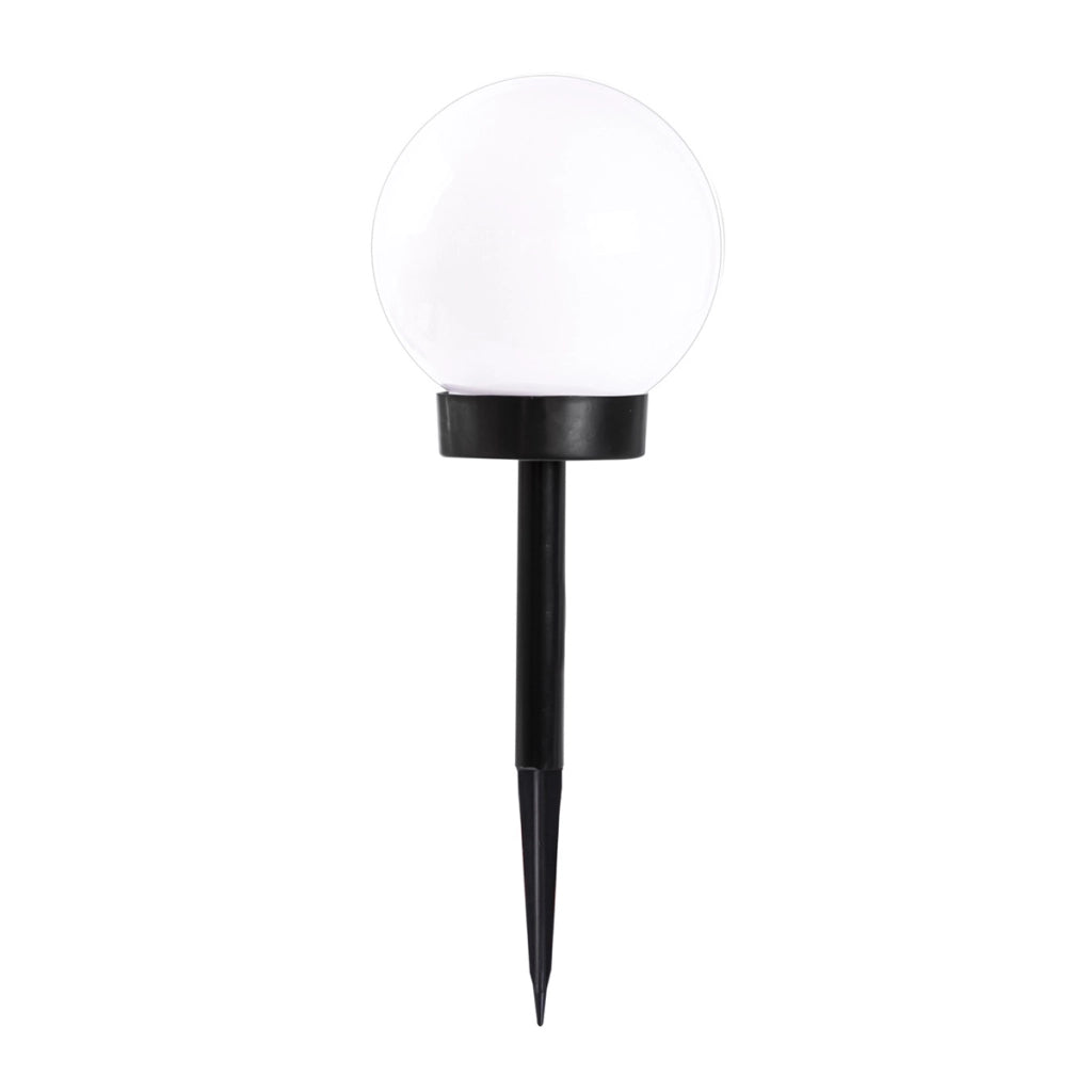MAURY'S LAMPADA SOLARE A SFERA 15 X H 45 CM DA ESTERNO LA LAMPADA È DOTATA DI DUE LED A LUCE BIANCA FREDDA