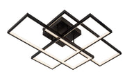 Lampada da soffitto LED nera Lucide LOKERO 60W