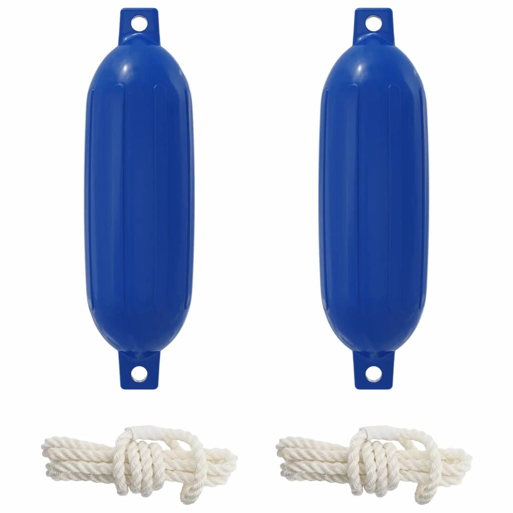 Fendini per barche 2 pz Ø 16 x 58 cm Blu PVC 42028740