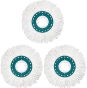 Accessori per detersivo a spazzola, 3 pezzi, con cuscino per testa a giro e microfibra