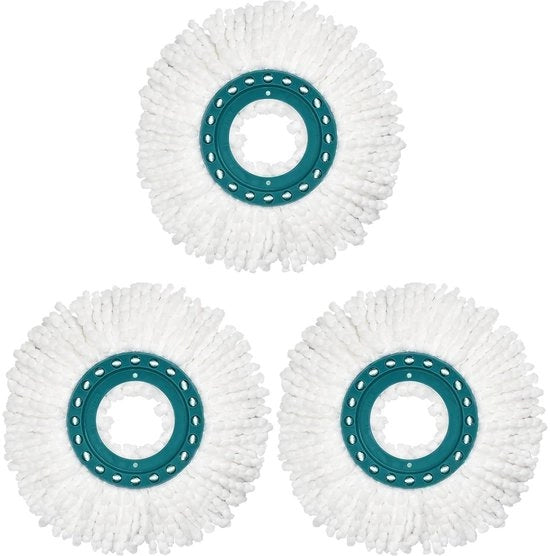 Accessori per detersivo a spazzola, 3 pezzi, con cuscino per testa a giro e microfibra