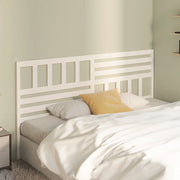 Testiera per Letto-Testata-Testiera Decorativa Bianca 206x4x100cm in Legno Massello di Pino 257262