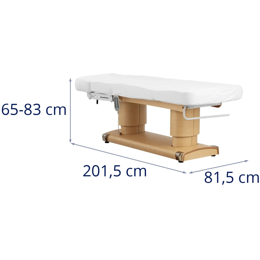 Lettino da massaggio professionale 160 watt imbottitura 8 cm portata 200 kg bianco 14_0009990