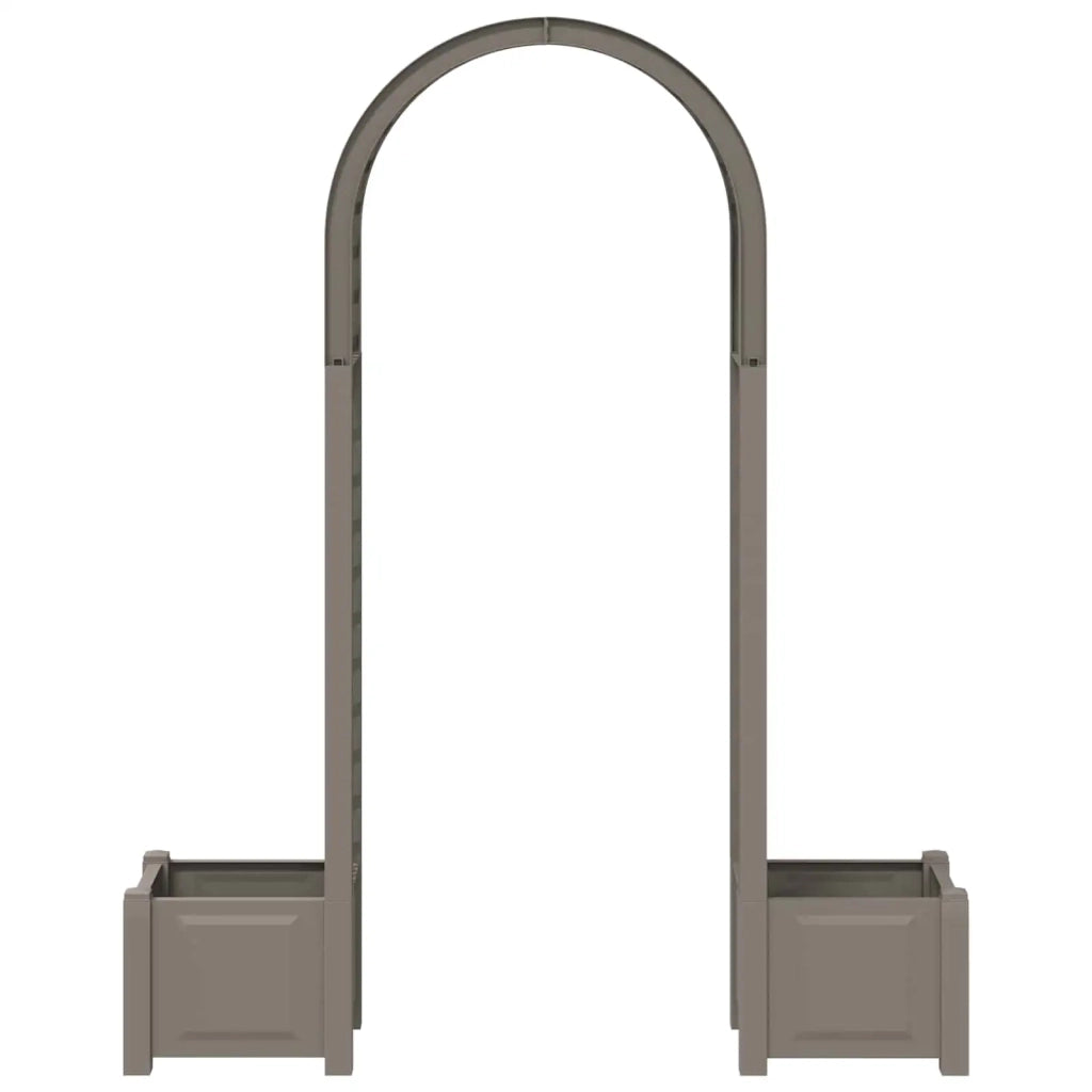 Arco di Rose con Vaso Grigio 168,5 x 43 x 207 cm PP CFW8325280