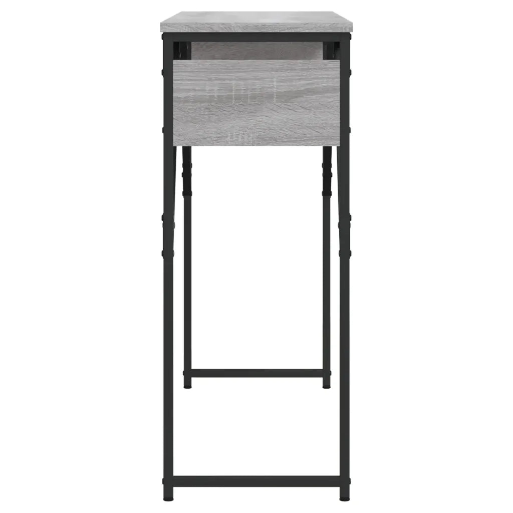 Tavolo Consolle | Tavolo d'Ingresso Ripiano Grigio Sonoma 105x30x75cm Multistrato