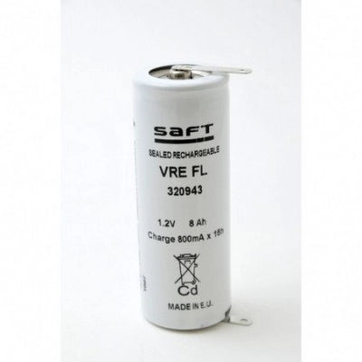 Batteria Ricaricabile SAFT VRE FL 1.2V 8Ah NiCd 320943