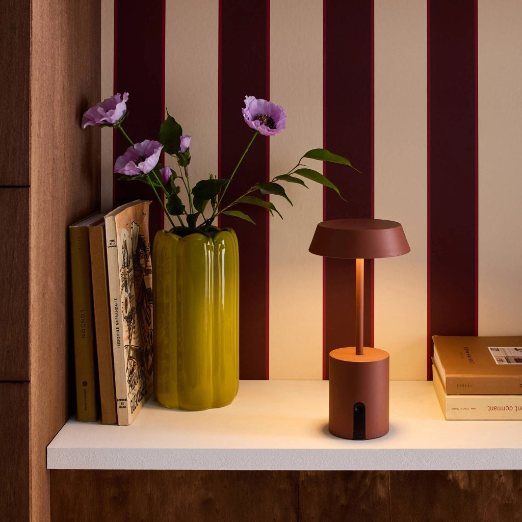 Lampada da tavolo led per interno ed esterno in metallo, ø 10,8 cm,
